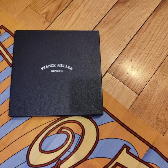 NEW Franck Muller Geneve Geneva Watchmaker Clock Pattern Silk Scarf with box - Picture 3 of 5